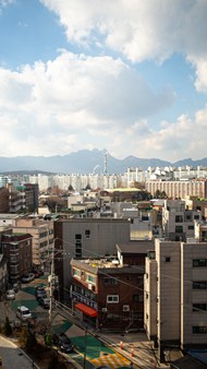 韩国汉城居民区建筑图片下载