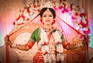 印度传统婚纱服饰美女图片大全