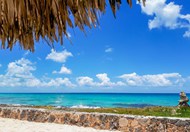 蓝色加勒比海风景精美图片