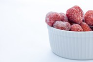 冰冻草莓高清图片