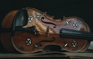 古董小提琴弦乐器图片下载