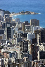 里约热内卢海边城市建筑图片大全