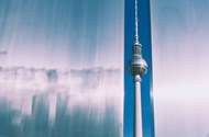 柏林电视塔地标建筑精美图片