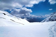 冬季阿尔卑斯山风景高清图片