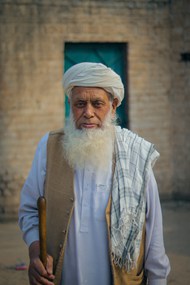 穆斯林百岁老人高清图片