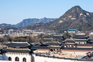 韩国汉城景福宫古建筑图片下载