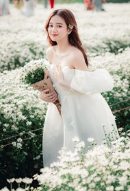 亚洲美女仙女风婚纱摄影精美图片