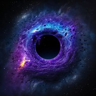 宇宙黑洞抽象写真图片下载