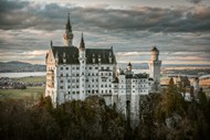德国新天鹅堡古建筑高清图片