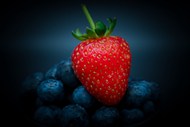 新鲜蓝莓草莓图片下载