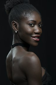 非洲黑人美女肖像写真高清图片