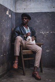 欧美时尚黑人男模帅哥摄影高清图片