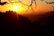 黎明远山日出图片下载