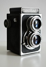 复古黑白风格古董相机精美图片