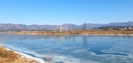 冬日江河湖泊风光写真高清图片