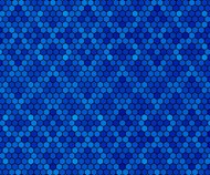蓝色几何六边形无缝底纹背景高清图片