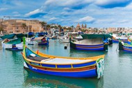 马耳他渔村渔船精美图片
