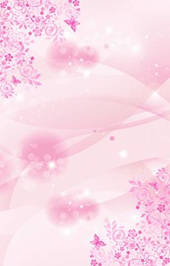 扁平矢量花纹粉色梦幻背景高清图片