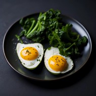 鸡蛋蔬菜减脂餐高清图片
