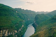 贵州深山峡谷山水风景图片大全