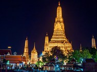 泰国曼谷建筑夜景精美图片