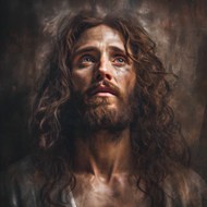 耶稣人物肖像油画图片大全