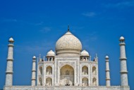 印度白色泰姬陵建筑写真精美图片