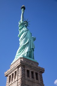 美国自由女神像建筑写真精美图片
