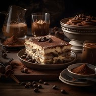 提拉米苏巧克力蛋糕精美图片