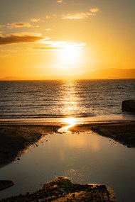 黄昏马略卡岛夕阳精美图片