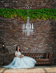 欧式浪漫风格室内婚纱照精美图片