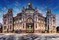 西班牙马德里街头欧式建筑写真精美图片
