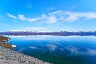 冬季雪山湖泊风光写真图片大全