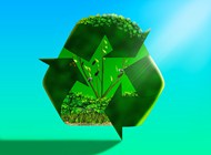 回收生态系统绿色环保高清图片