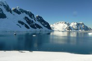 南极洲雪山冰川冰河写真图片下载