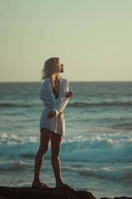海边性感美女人体大胆艺术摄影高清图片