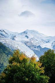 冬季法国雪域高山自然风光写真图片