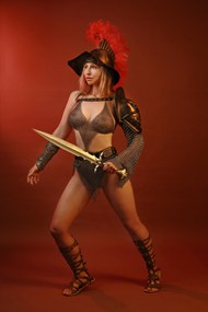 性感美女cosplay角斗士人体写真图片下载