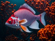 深海海葵热带鱼写真高清图片