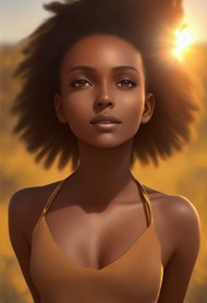 非洲黑人性感美女图片