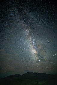 夏日夜空银河宇宙星系写真图片下载