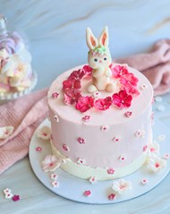 可爱兔子奶油蛋糕图片大全