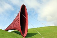 吉布斯农场喇叭雕塑风光写真精美图片