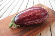 有机健康紫色茄子写真图片下载
