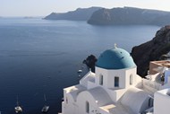 希腊爱琴海白色建筑写真精美图片