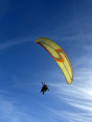 高空极限滑翔伞运动写真图片大全