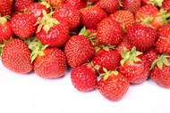 新鲜红色草莓食物背景图片下载