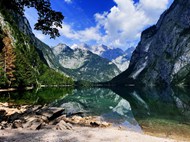 德国国王湖山水风景高清图片