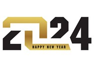 2024新年快乐数字设计图片下载