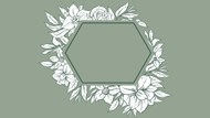 婚礼卡片装饰花框背景图片下载